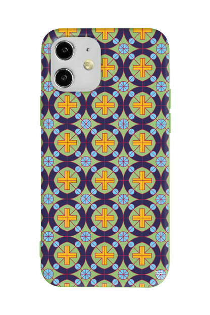 Ottomans Tiles Lansman Model İçi Kadife Silikon Telefon Kılıfı