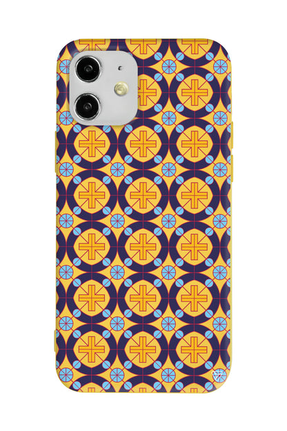 Ottomans Tiles Lansman Model İçi Kadife Silikon Telefon Kılıfı