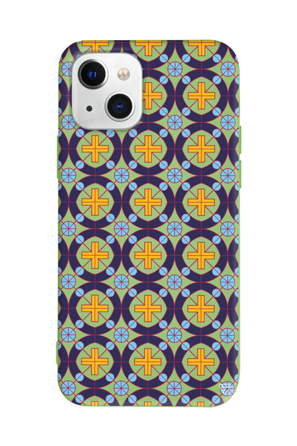 Ottomans Tiles Lansman Model İçi Kadife Silikon Telefon Kılıfı