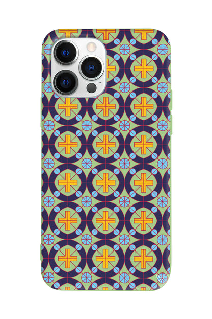 Ottomans Tiles Lansman Model İçi Kadife Silikon Telefon Kılıfı