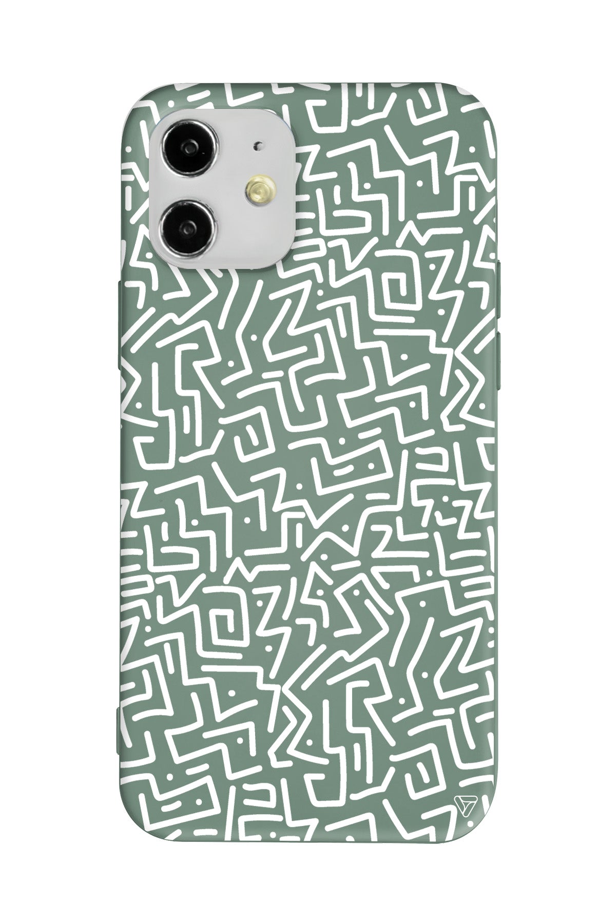 Sweet Doodle White Lansman Model İçi Kadife Silikon Telefon Kılıfı