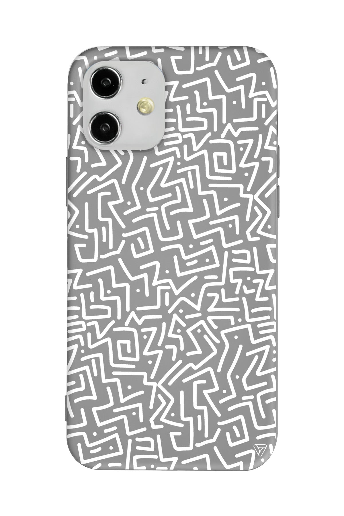 Sweet Doodle White Lansman Model İçi Kadife Silikon Telefon Kılıfı
