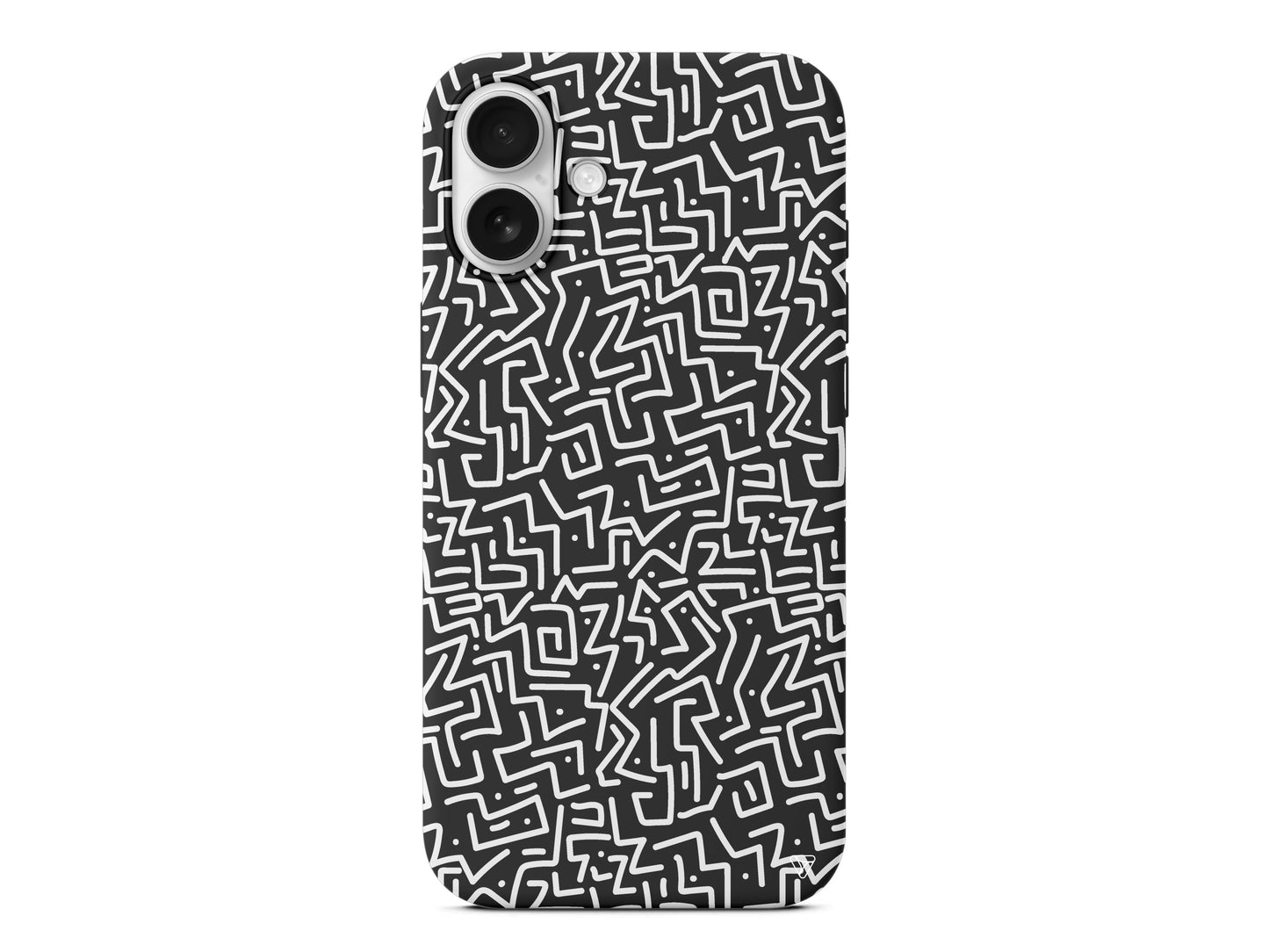 Sweet Doodle White Lansman Model İçi Kadife Silikon Telefon Kılıfı – Plus Serisine Özel