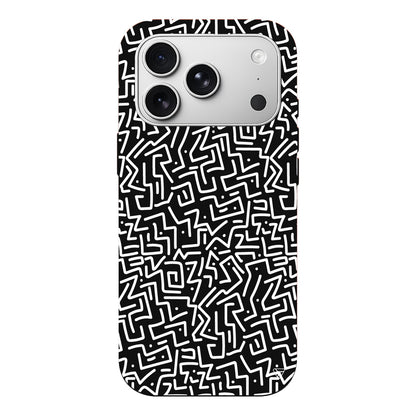 Sweet Doodle White Lansman Model İçi Kadife Silikon Telefon Kılıfı