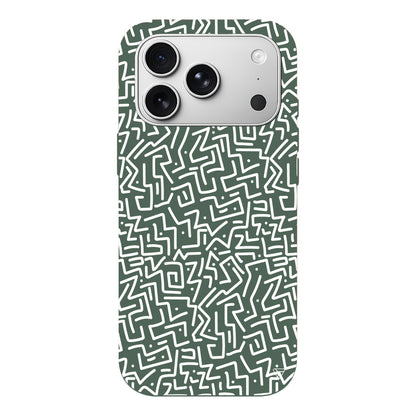 Sweet Doodle White Lansman Model İçi Kadife Silikon Telefon Kılıfı