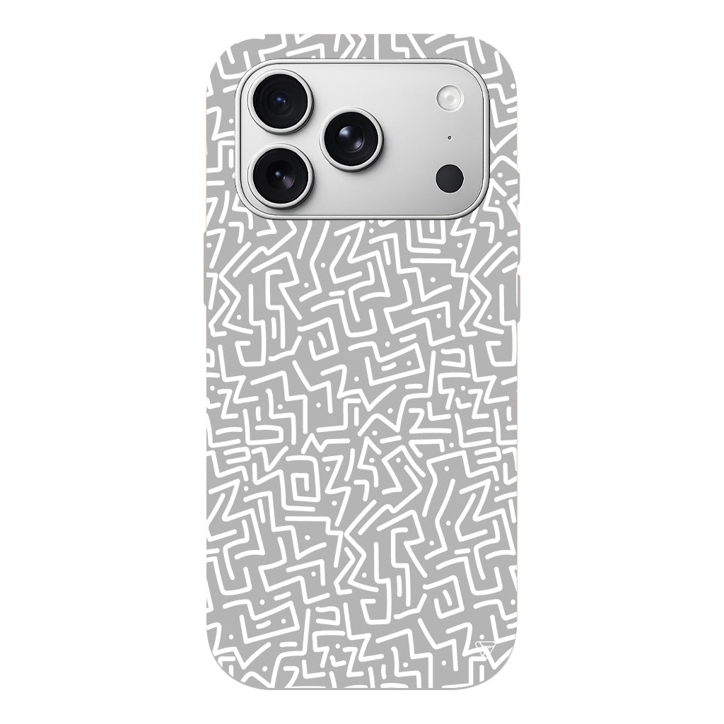 Sweet Doodle White Lansman Model İçi Kadife Silikon Telefon Kılıfı
