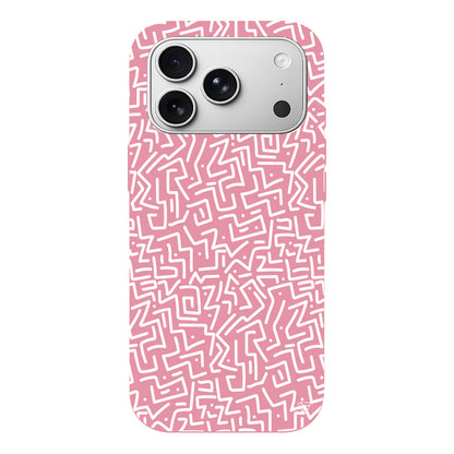 Sweet Doodle White Lansman Model İçi Kadife Silikon Telefon Kılıfı