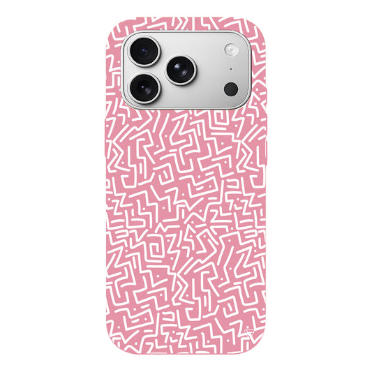 Sweet Doodle White Lansman Model İçi Kadife Silikon Telefon Kılıfı