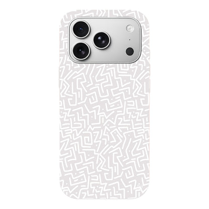 Sweet Doodle White Lansman Model İçi Kadife Silikon Telefon Kılıfı