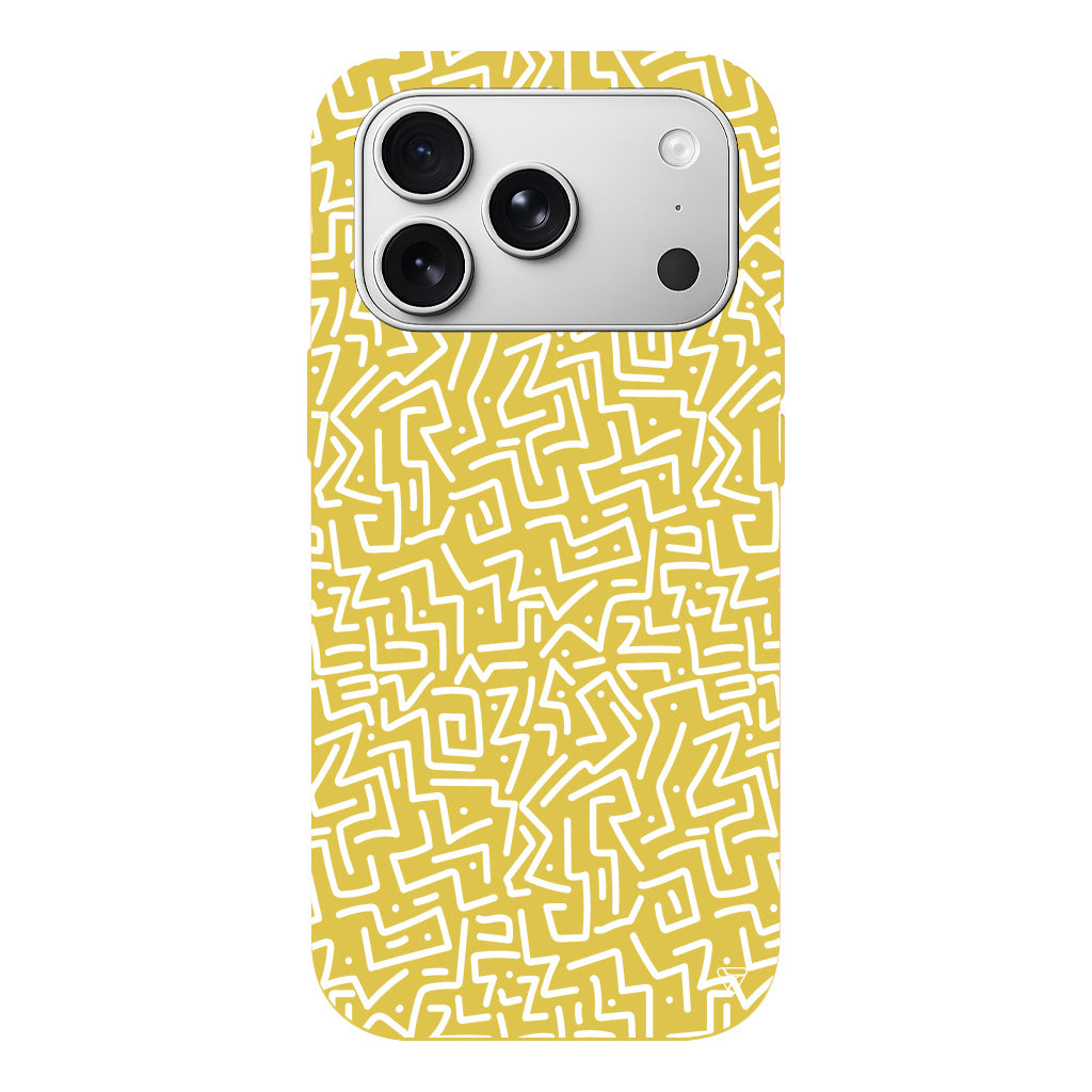 Sweet Doodle White Lansman Model İçi Kadife Silikon Telefon Kılıfı