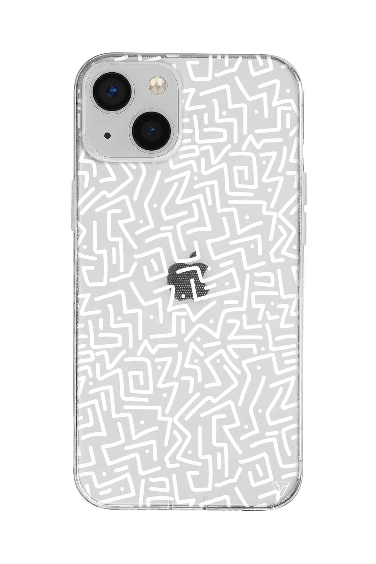 Sweet Doodle White Lansman Model İçi Kadife Silikon Telefon Kılıfı – Plus Serisine Özel