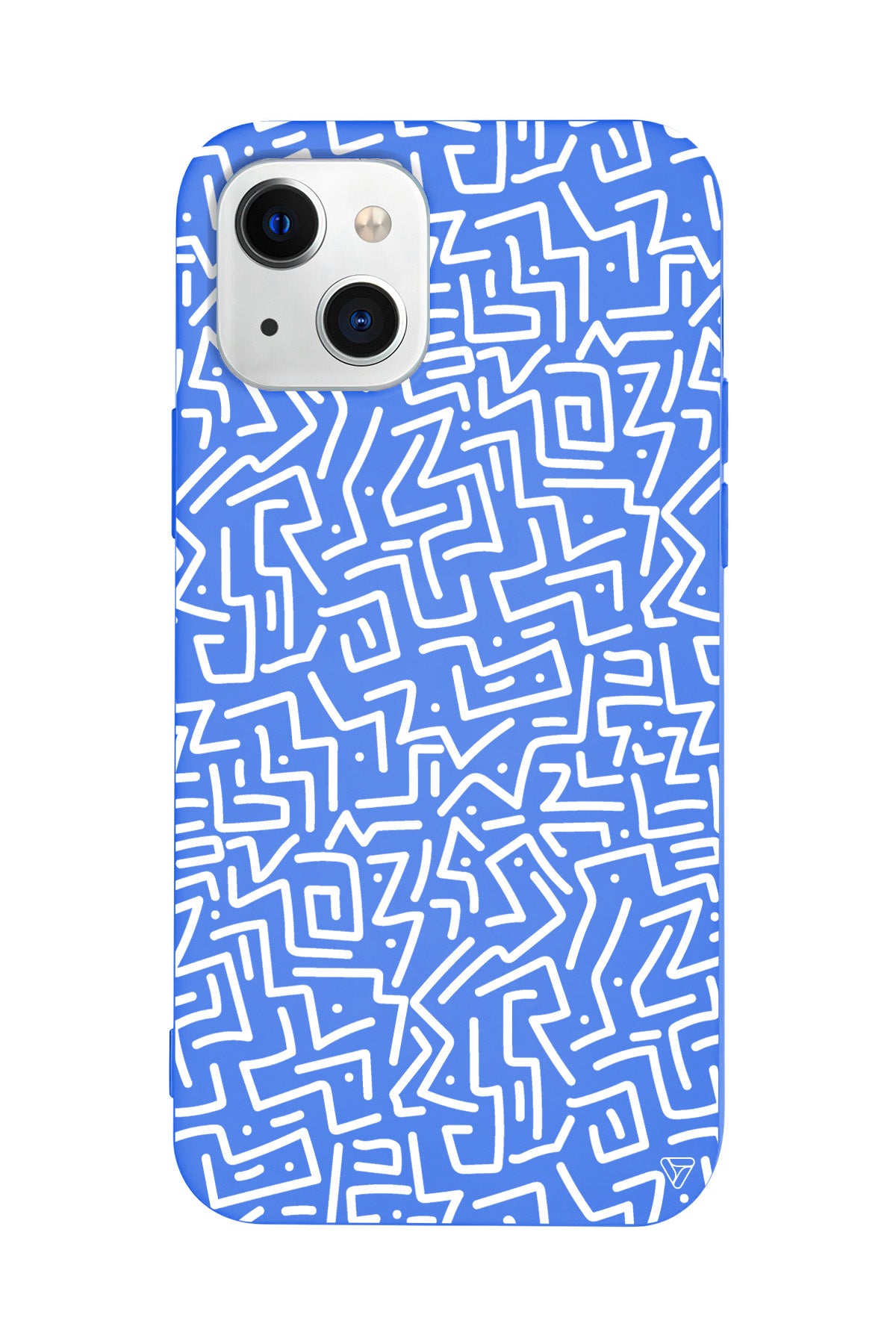 Sweet Doodle White Lansman Model İçi Kadife Silikon Telefon Kılıfı – Plus Serisine Özel