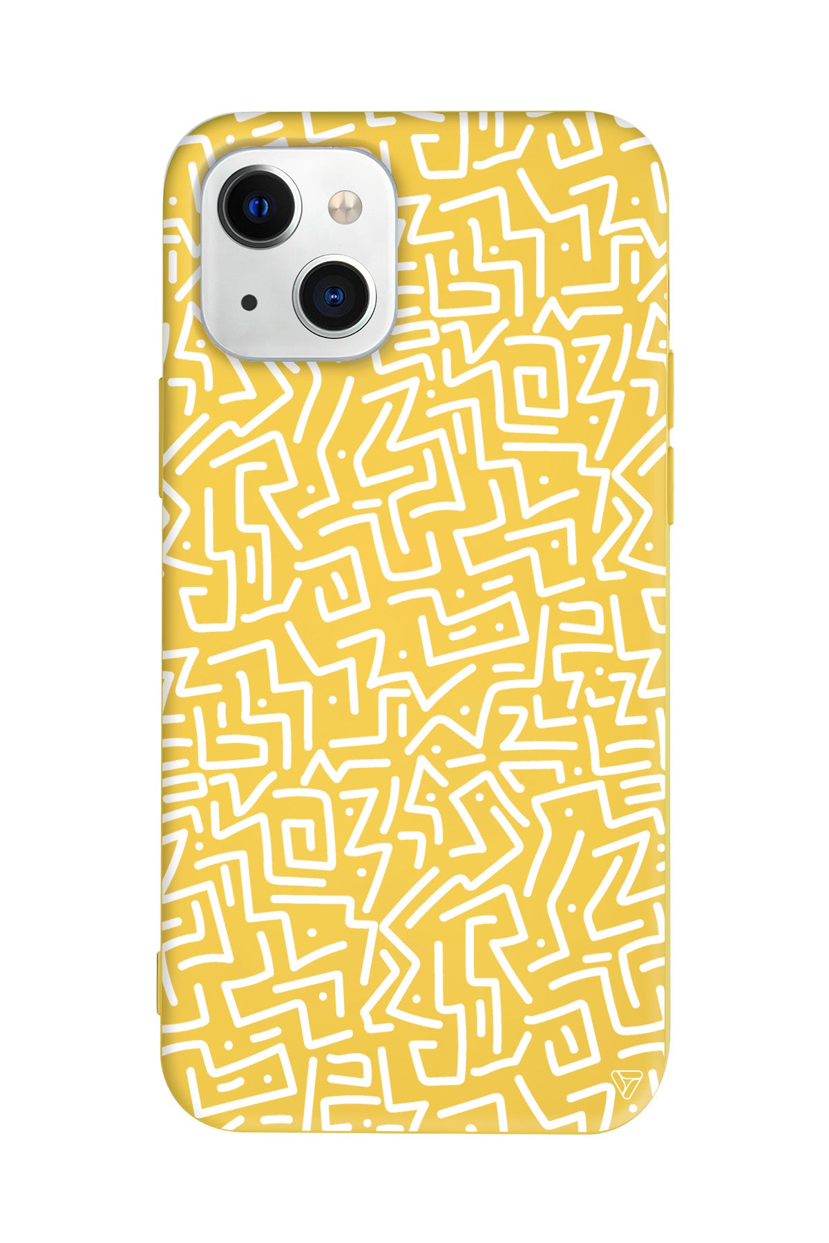 Sweet Doodle White Lansman Model İçi Kadife Silikon Telefon Kılıfı
