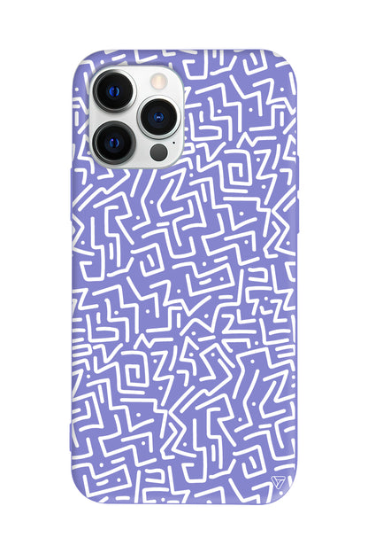 Sweet Doodle White Lansman Model İçi Kadife Silikon Telefon Kılıfı