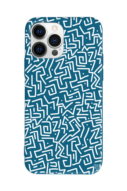 Sweet Doodle White Lansman Model İçi Kadife Silikon Telefon Kılıfı