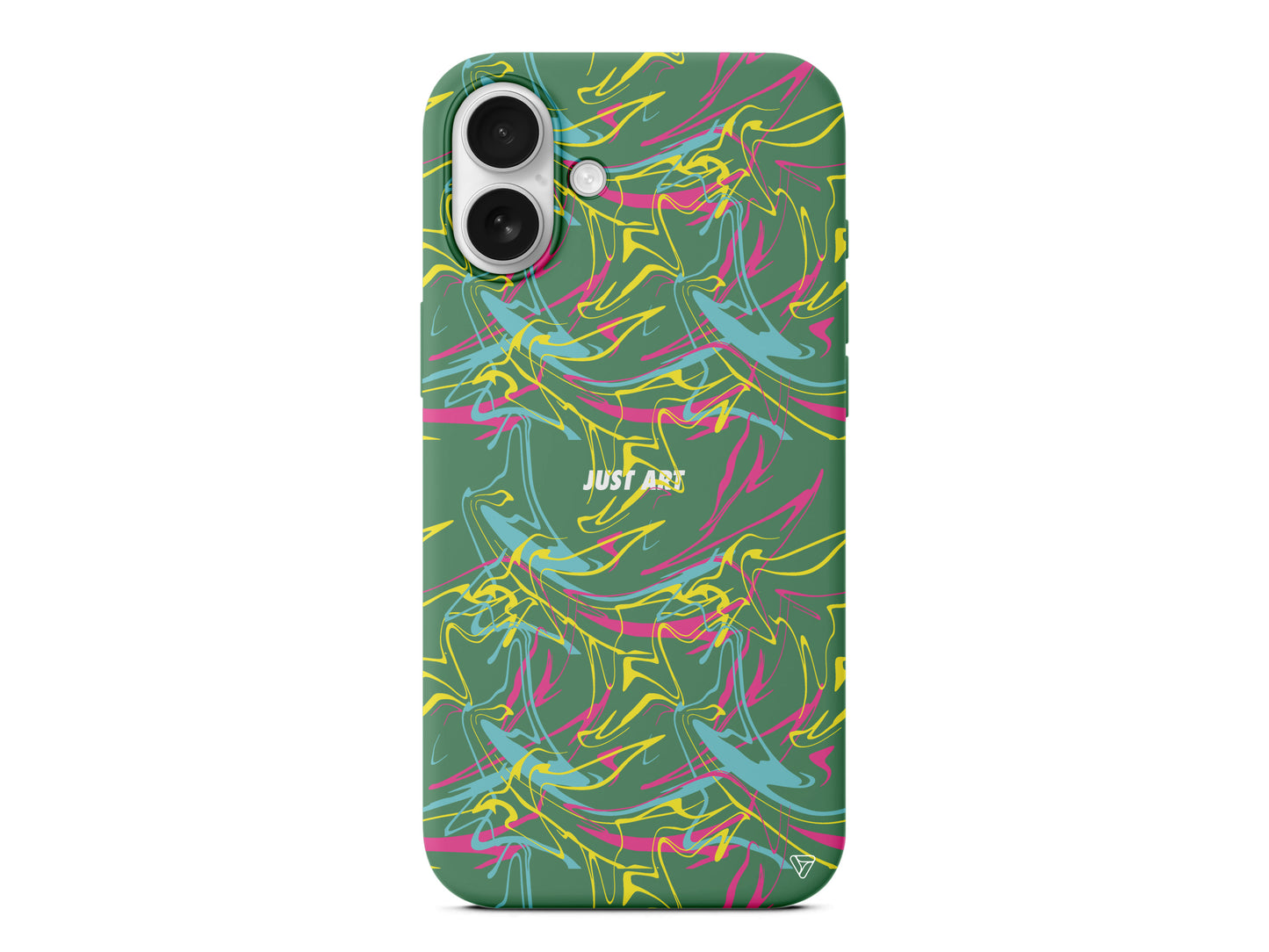 Renkli Just Art Lansman Model İçi Kadife Silikon Telefon Kılıfı – Plus Serisine Özel