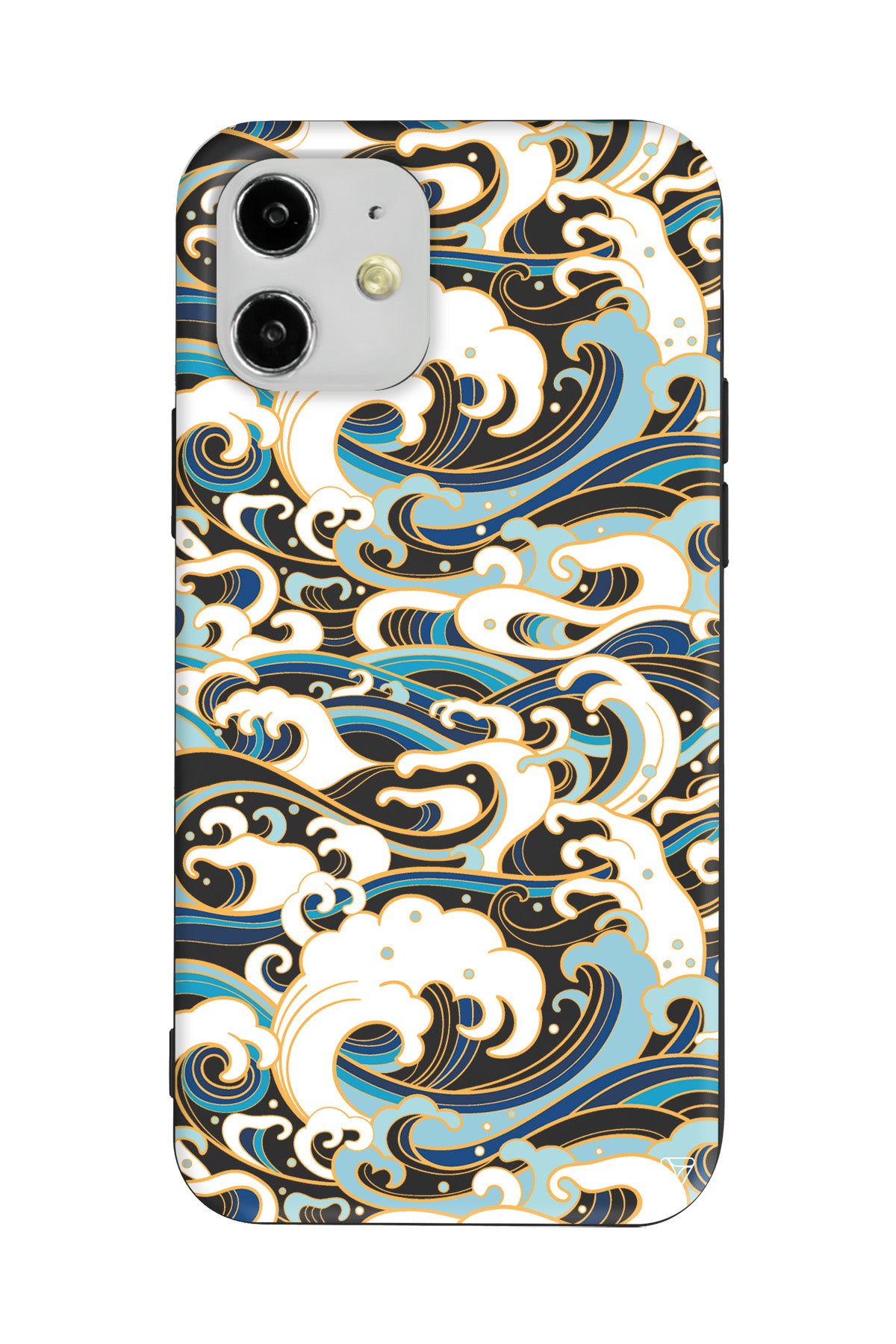 Dalgalar Lansman Model İçi Kadife Silikon Telefon Kılıfı