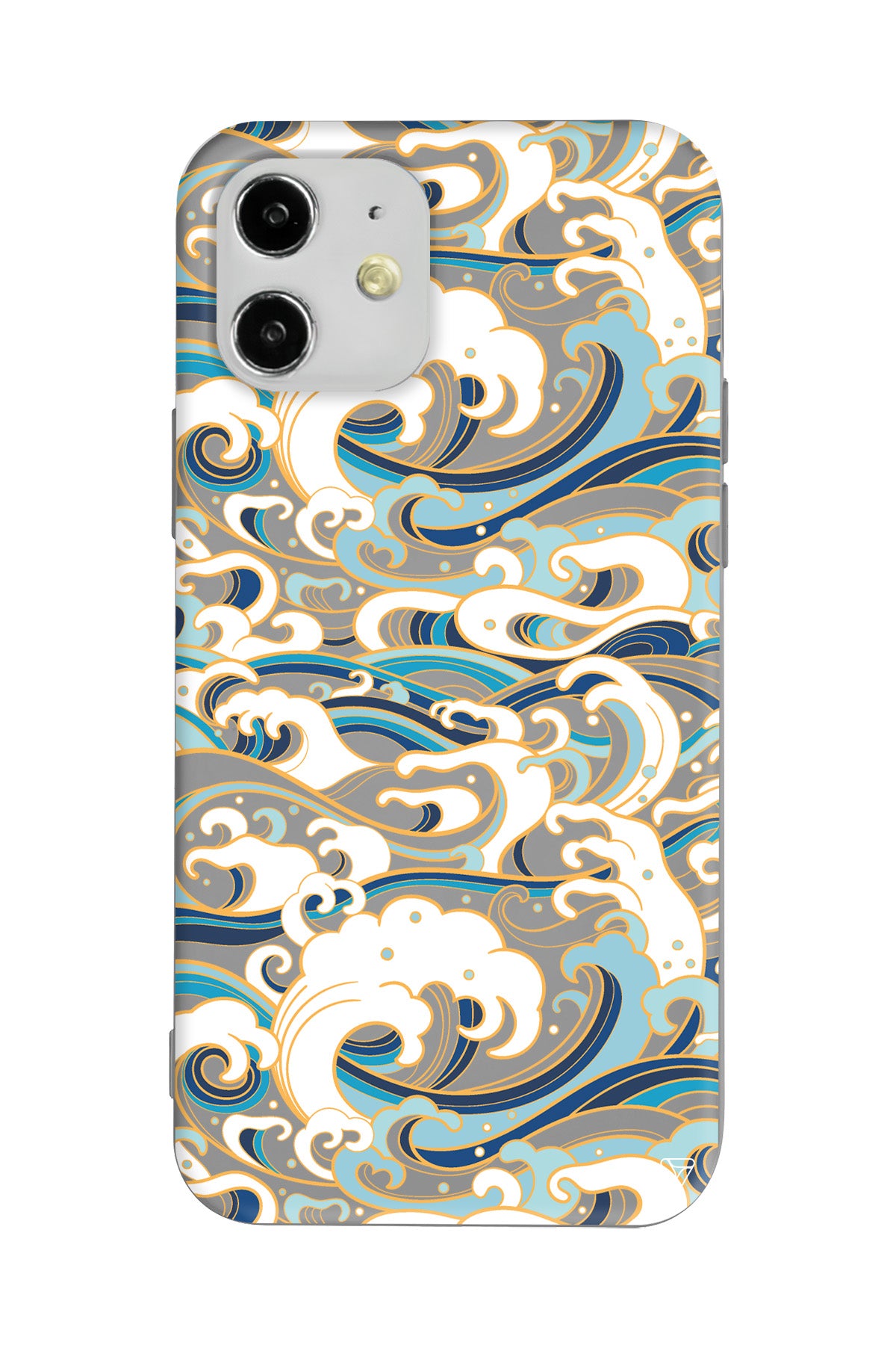 Dalgalar Lansman Model İçi Kadife Silikon Telefon Kılıfı