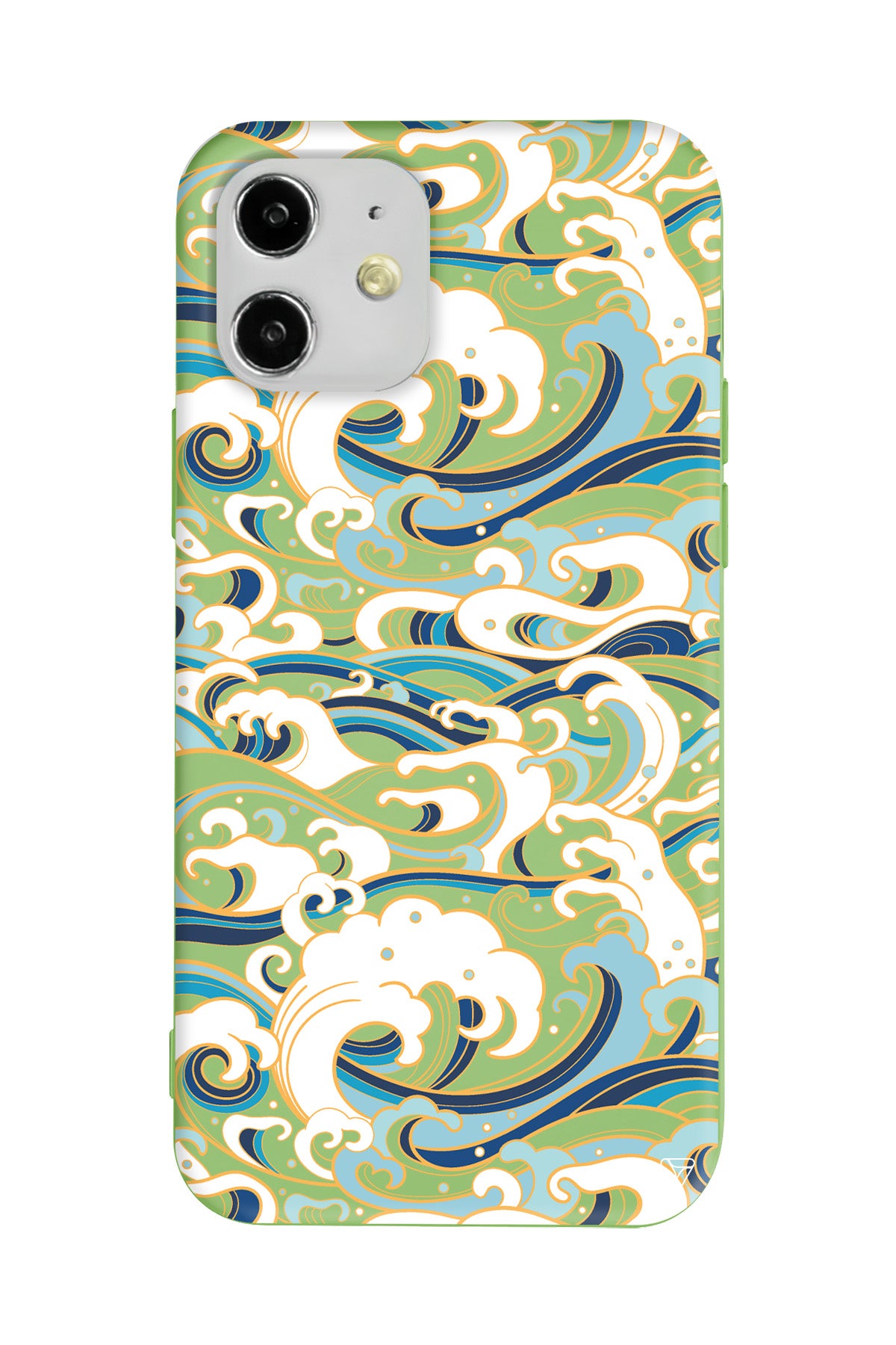 Dalgalar Lansman Model İçi Kadife Silikon Telefon Kılıfı