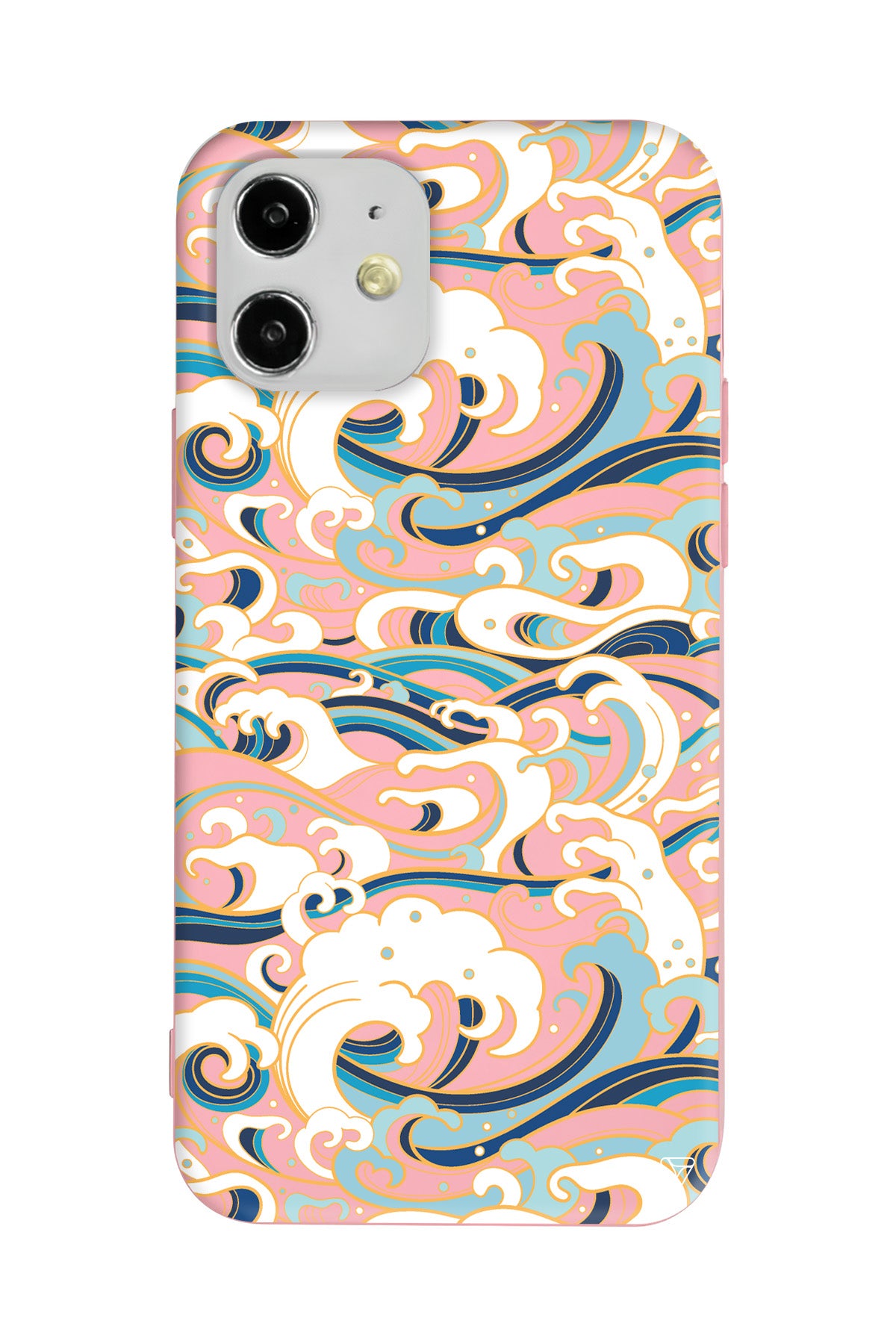 Dalgalar Lansman Model İçi Kadife Silikon Telefon Kılıfı