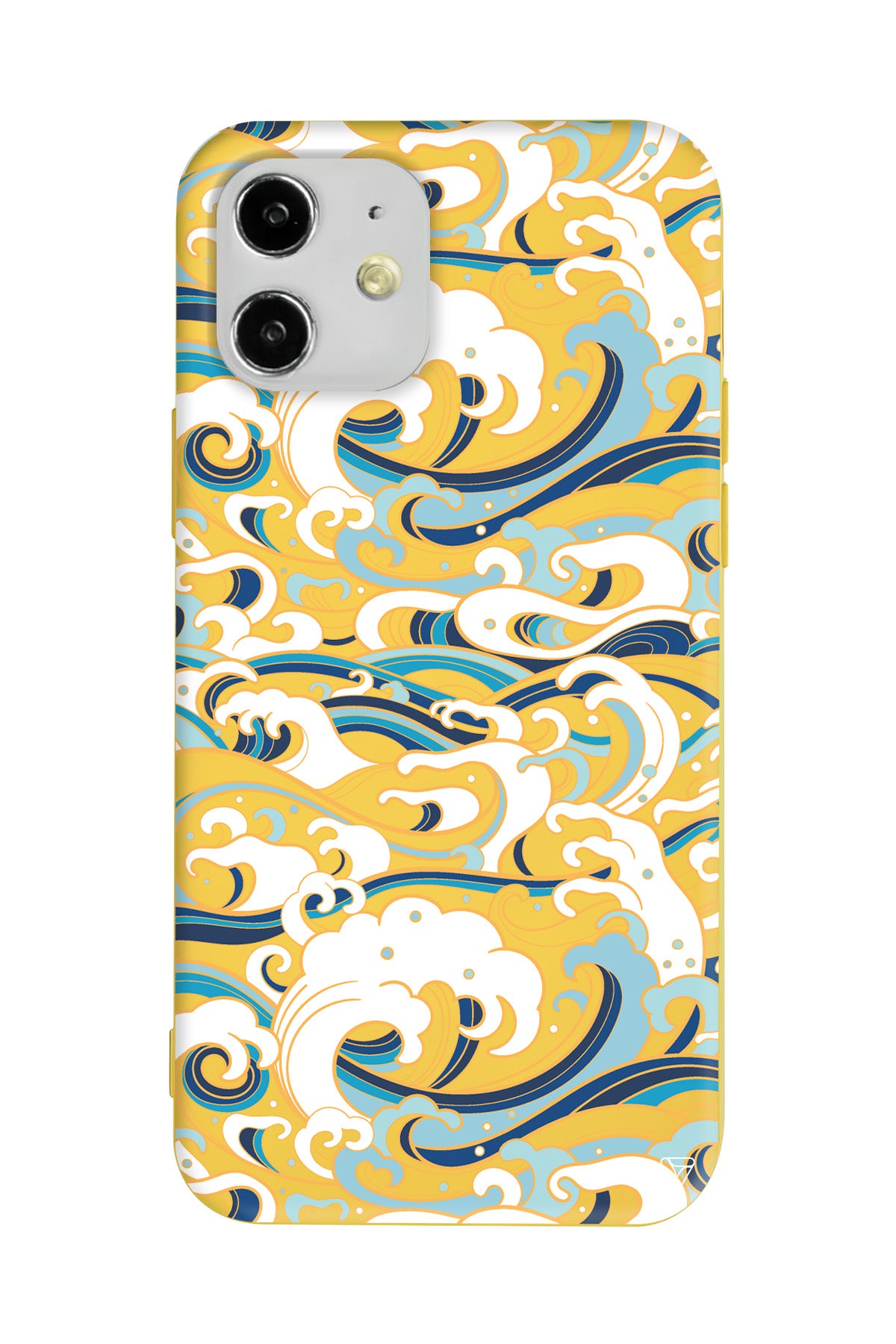 Dalgalar Lansman Model İçi Kadife Silikon Telefon Kılıfı