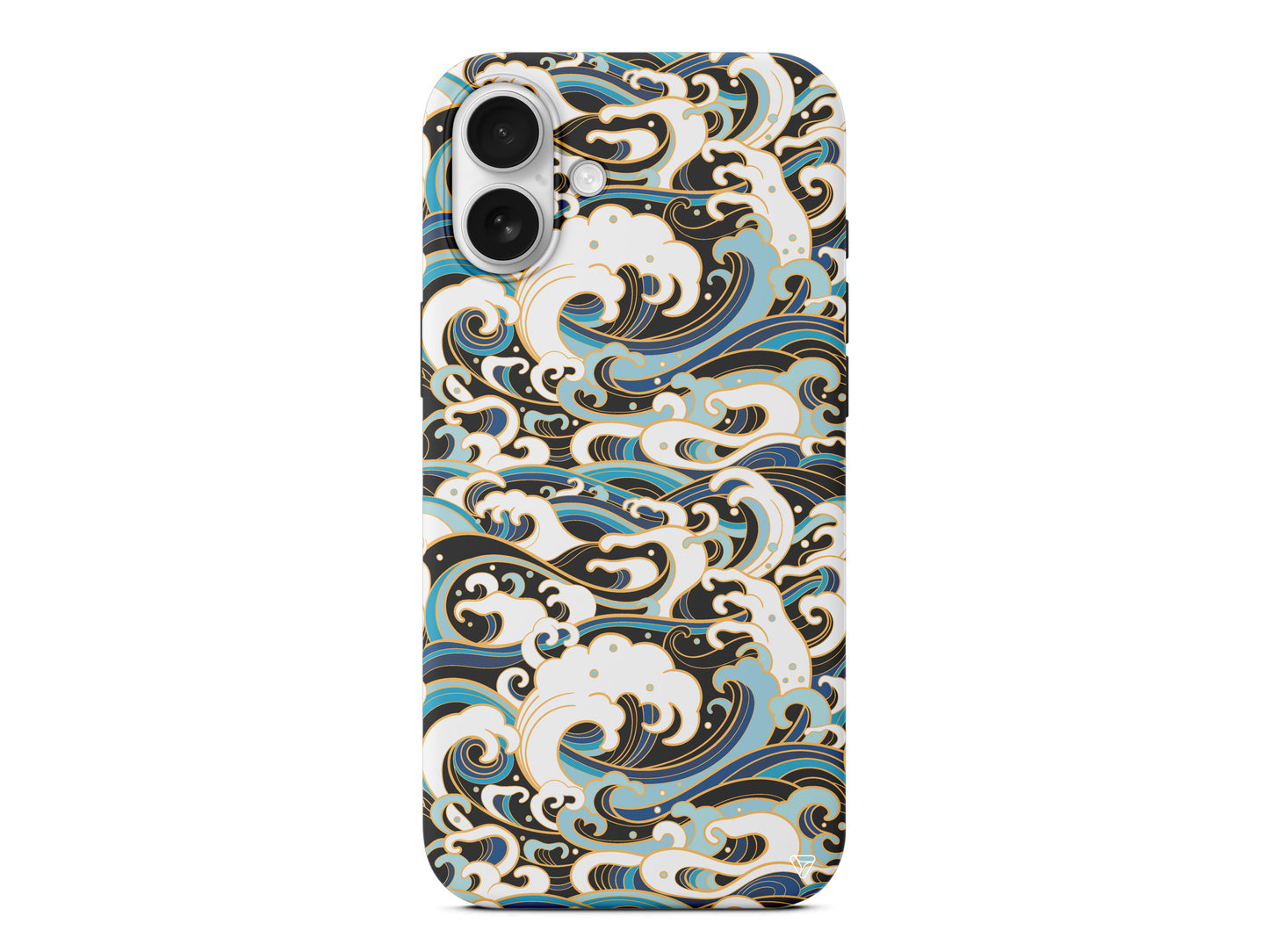 Dalgalar Lansman Model İçi Kadife Silikon Telefon Kılıfı