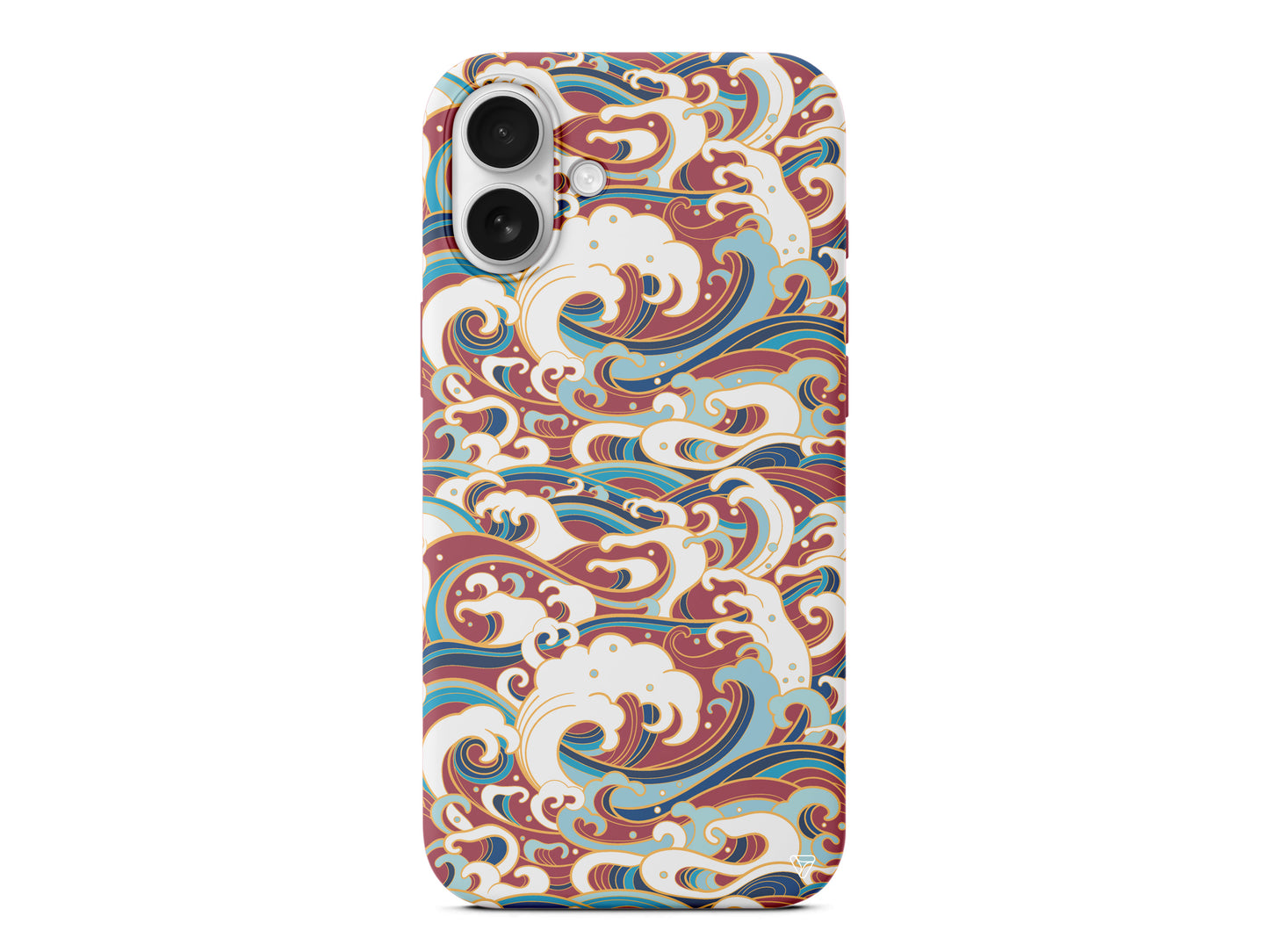 Dalgalar Lansman Model İçi Kadife Silikon Telefon Kılıfı