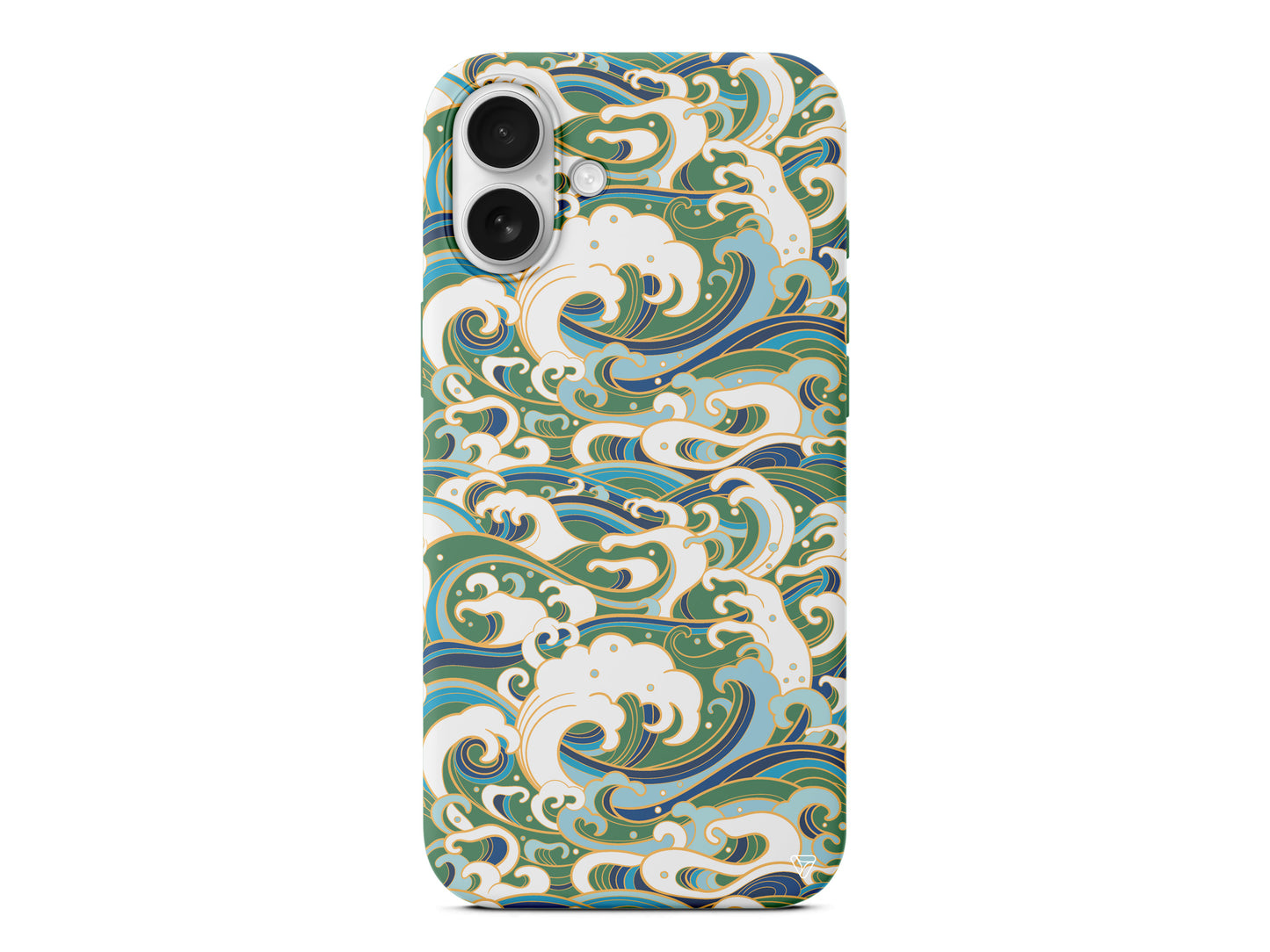 Dalgalar Lansman Model İçi Kadife Silikon Telefon Kılıfı