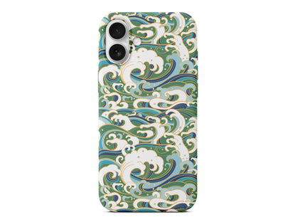 Dalgalar Lansman Model İçi Kadife Silikon Telefon Kılıfı