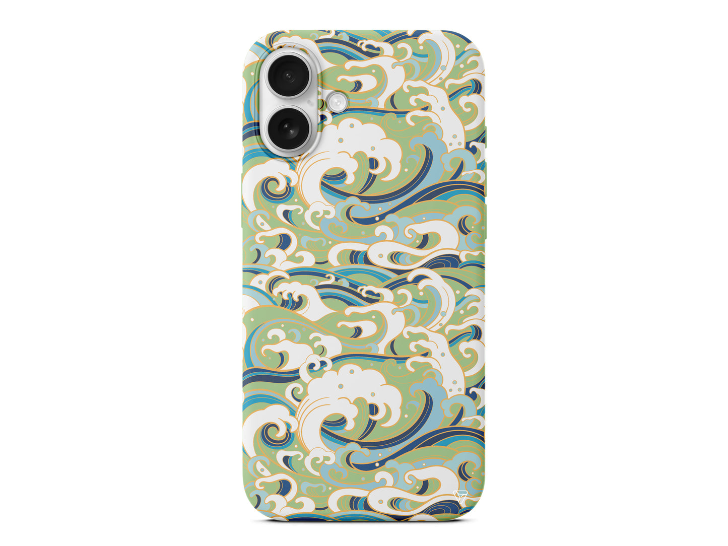 Dalgalar Lansman Model İçi Kadife Silikon Telefon Kılıfı