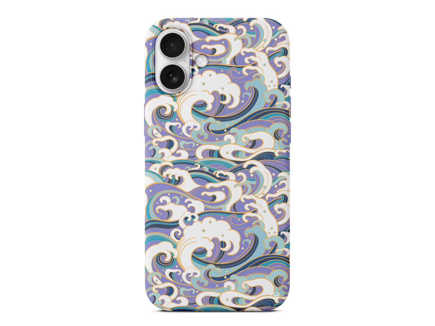 Dalgalar Lansman Model İçi Kadife Silikon Telefon Kılıfı