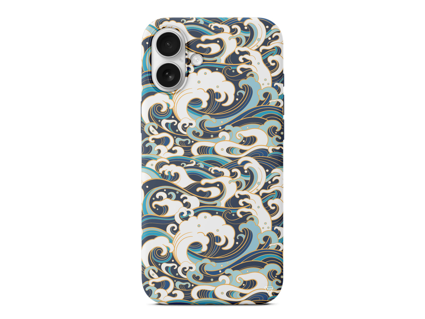 Dalgalar Lansman Model İçi Kadife Silikon Telefon Kılıfı