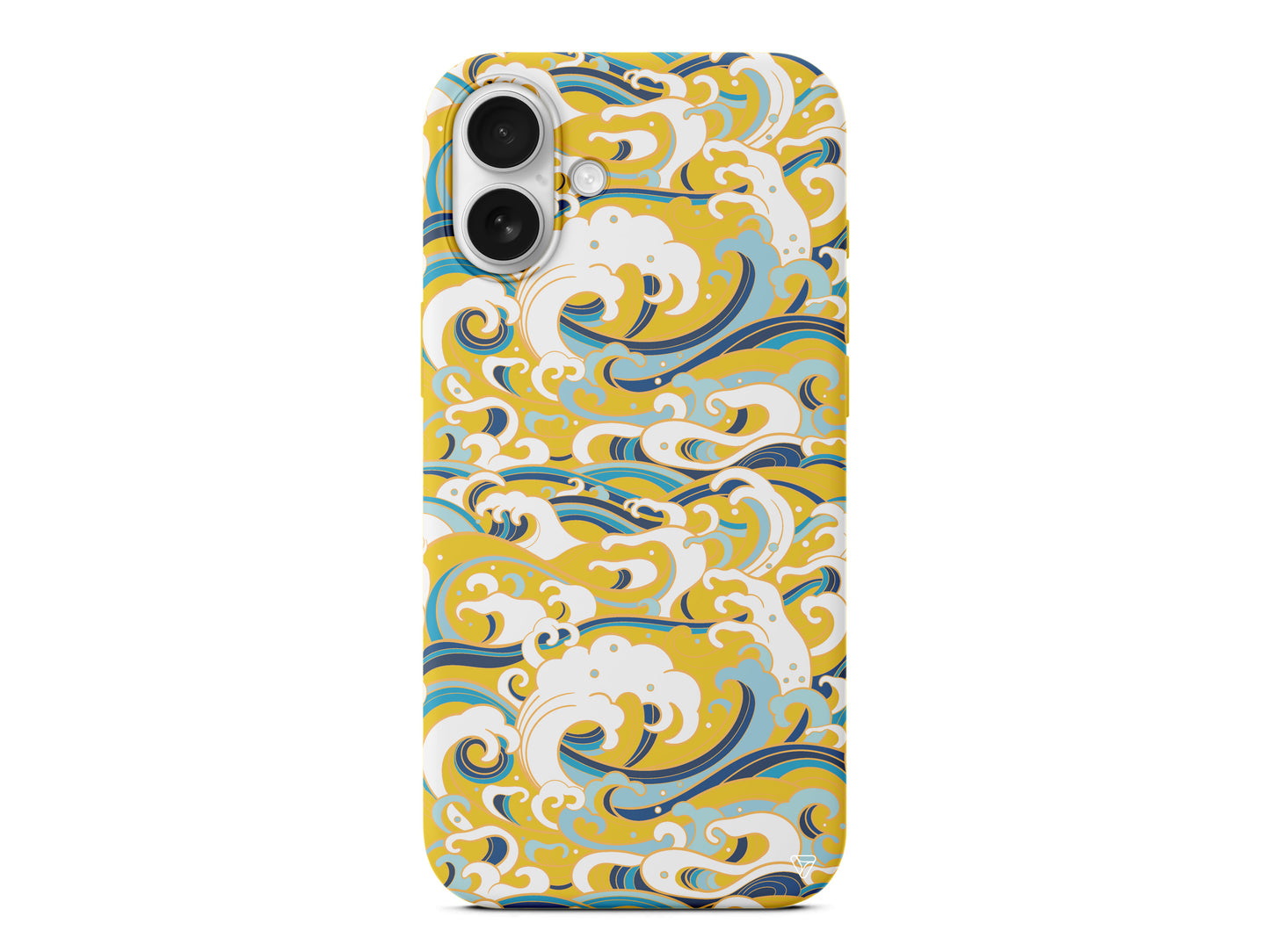 Dalgalar Lansman Model İçi Kadife Silikon Telefon Kılıfı