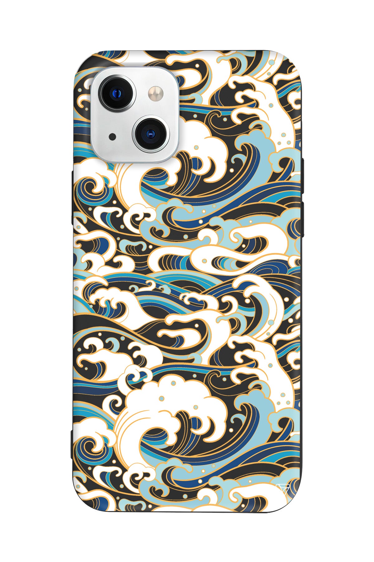 Dalgalar Lansman Model İçi Kadife Silikon Telefon Kılıfı