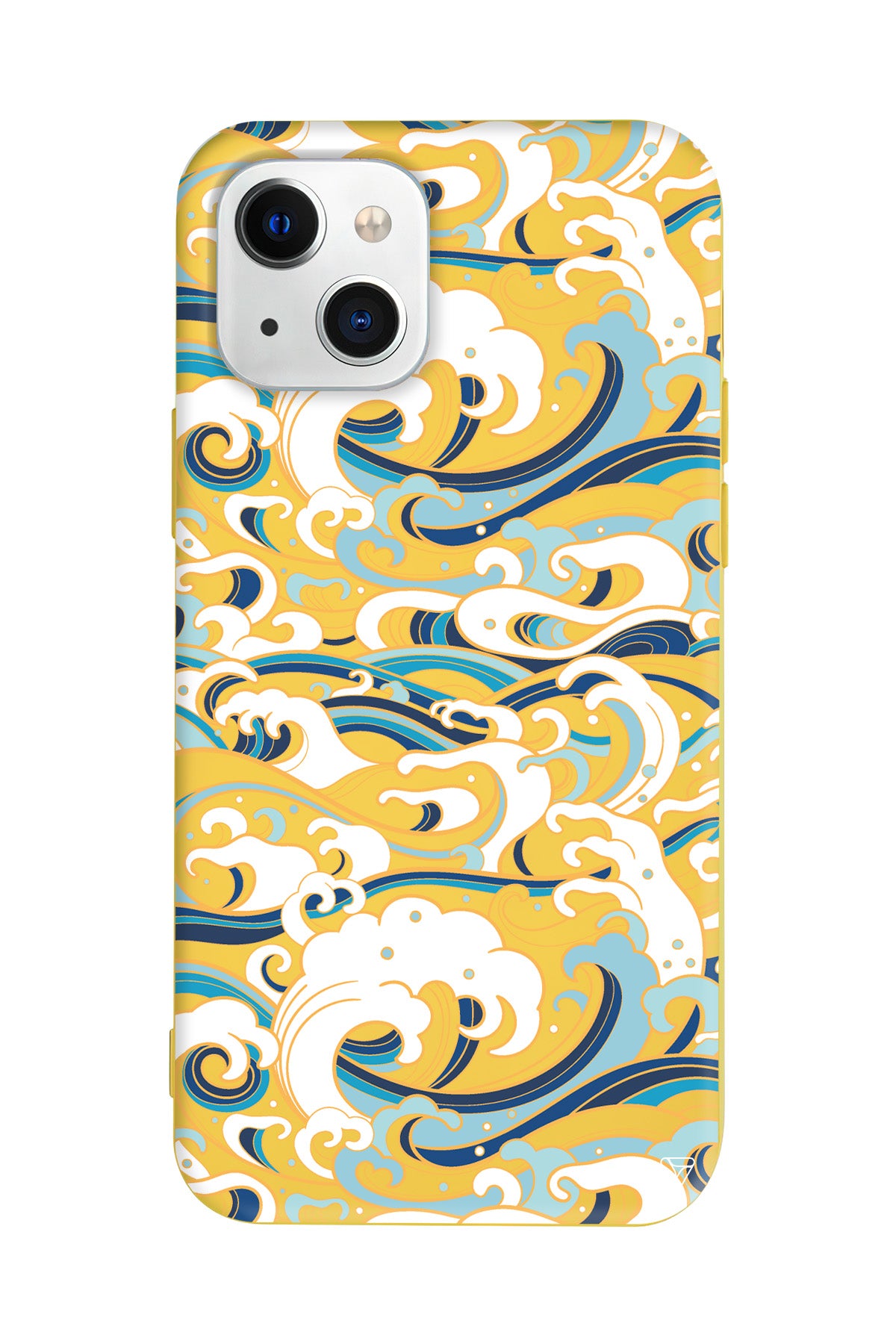 Dalgalar Lansman Model İçi Kadife Silikon Telefon Kılıfı