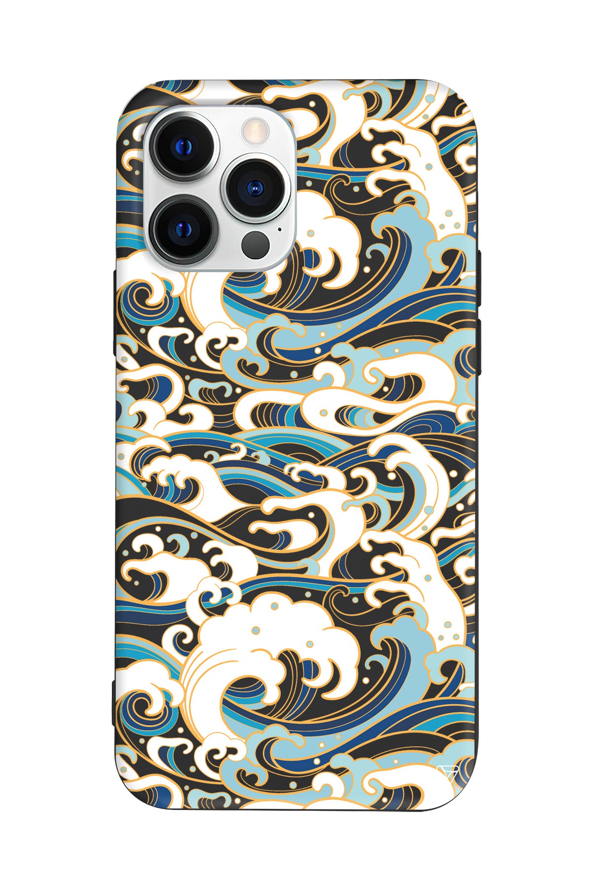 Dalgalar Lansman Model İçi Kadife Silikon Telefon Kılıfı