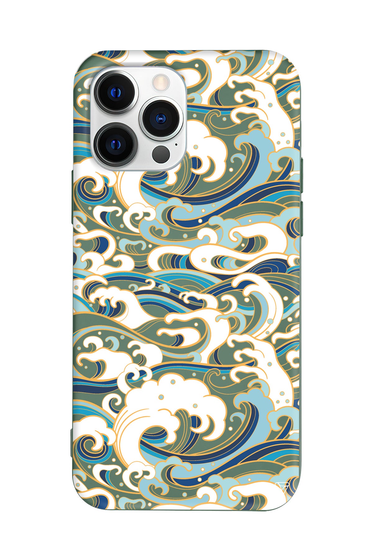 Dalgalar Lansman Model İçi Kadife Silikon Telefon Kılıfı