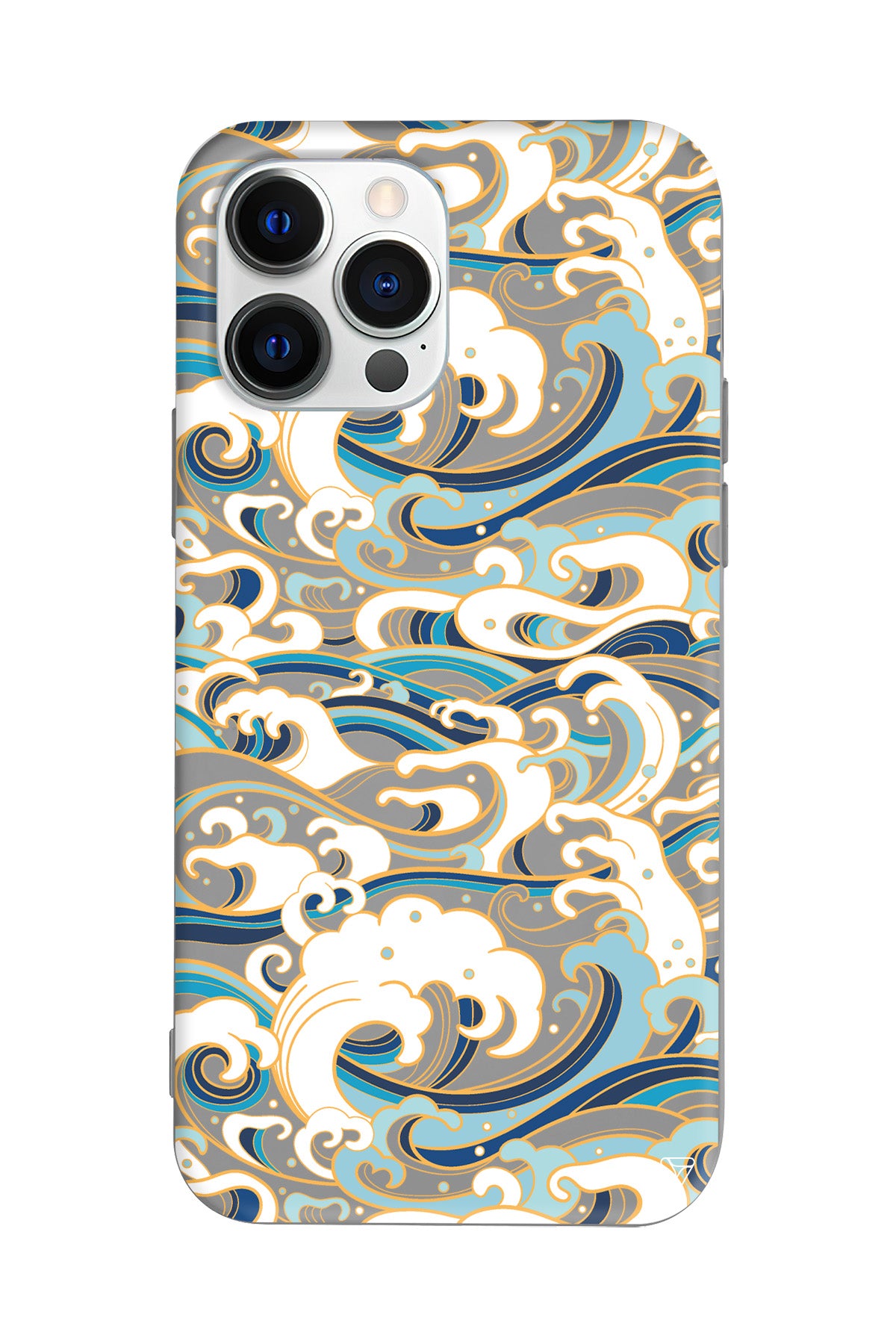 Dalgalar Lansman Model İçi Kadife Silikon Telefon Kılıfı