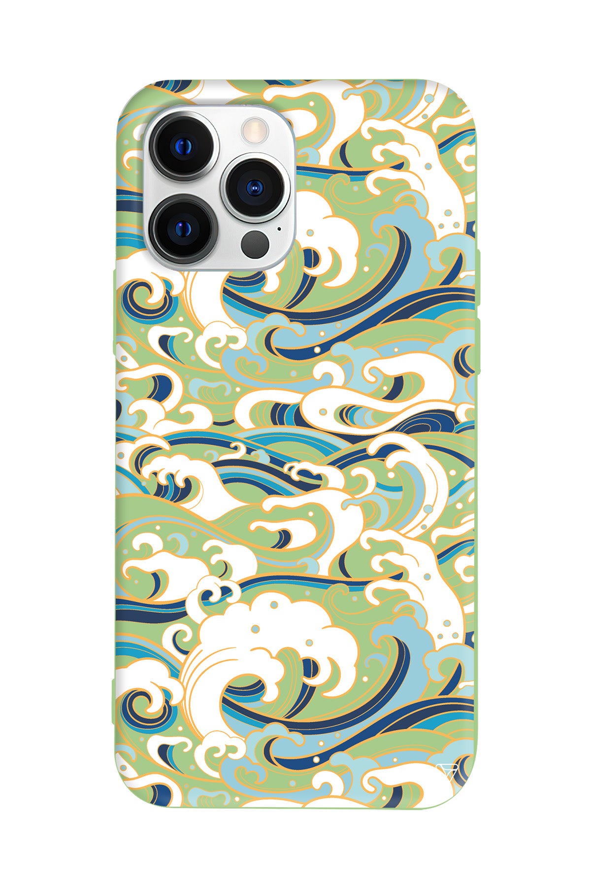 Dalgalar Lansman Model İçi Kadife Silikon Telefon Kılıfı