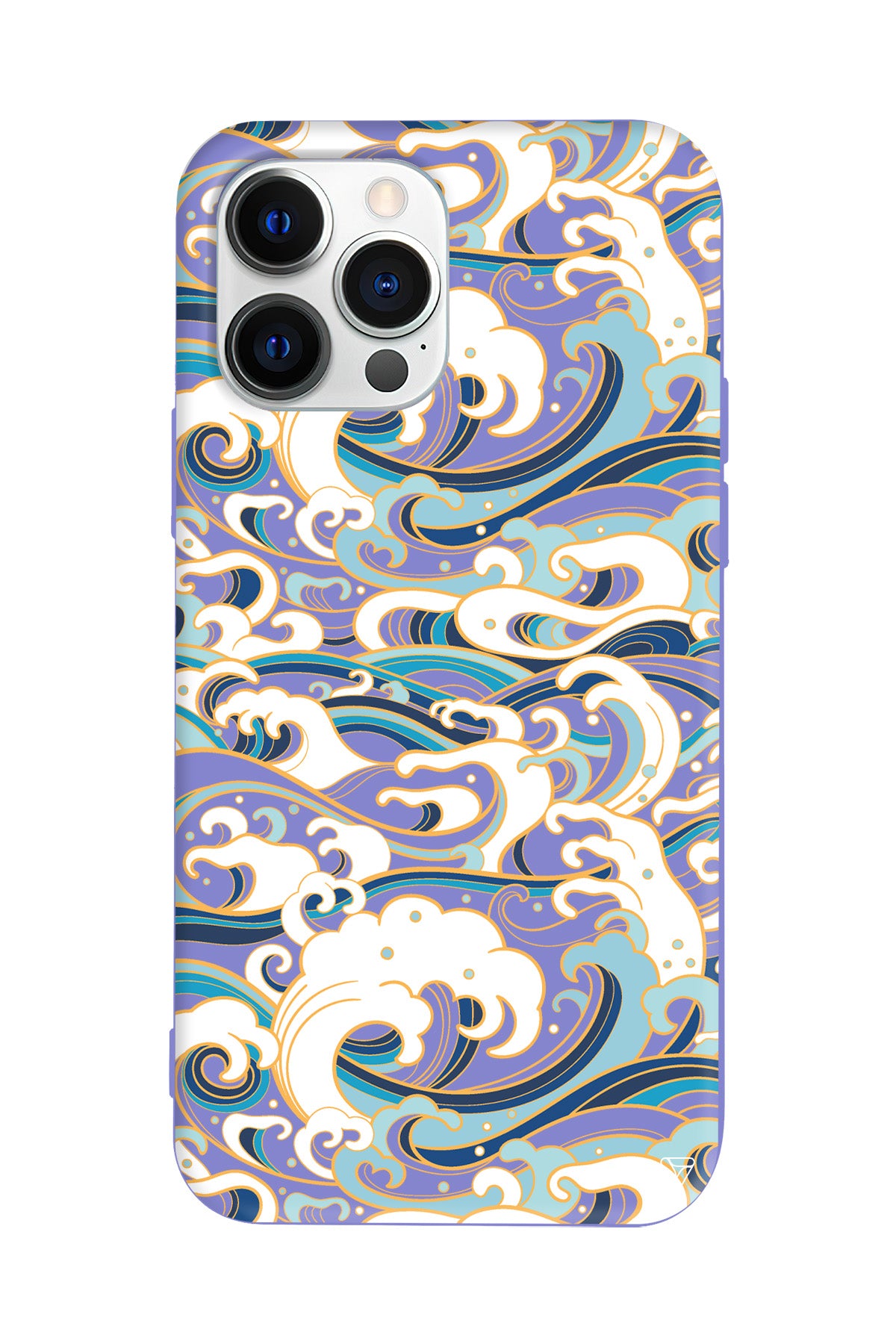 Dalgalar Lansman Model İçi Kadife Silikon Telefon Kılıfı