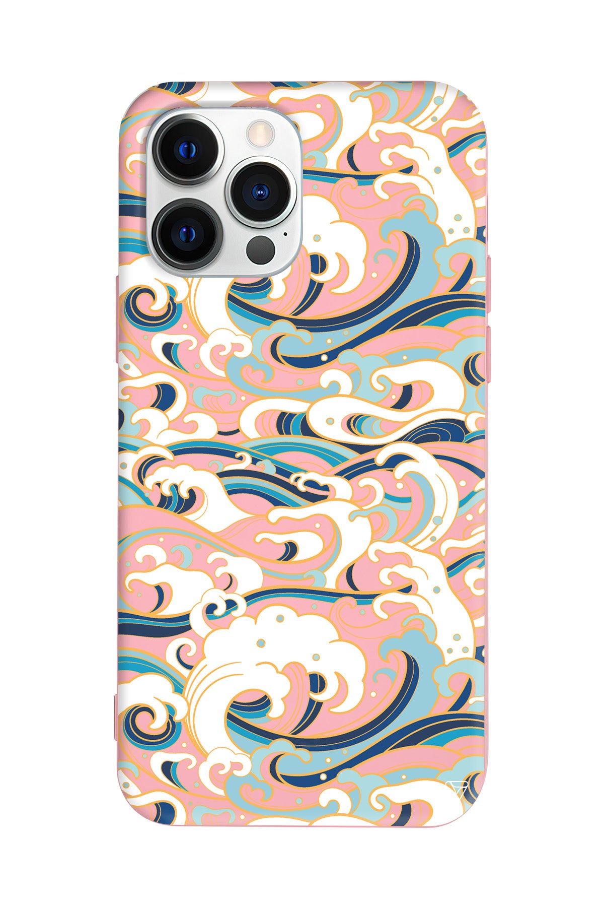 Dalgalar Lansman Model İçi Kadife Silikon Telefon Kılıfı