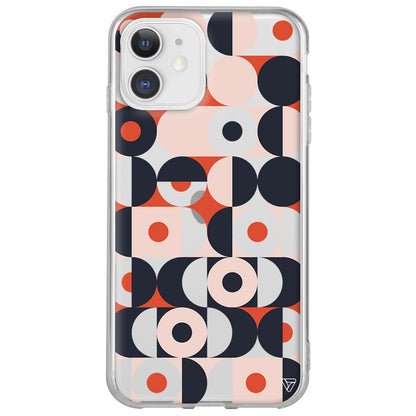 Abstract Desen Lansman Model İçi Kadife Silikon Telefon Kılıfı