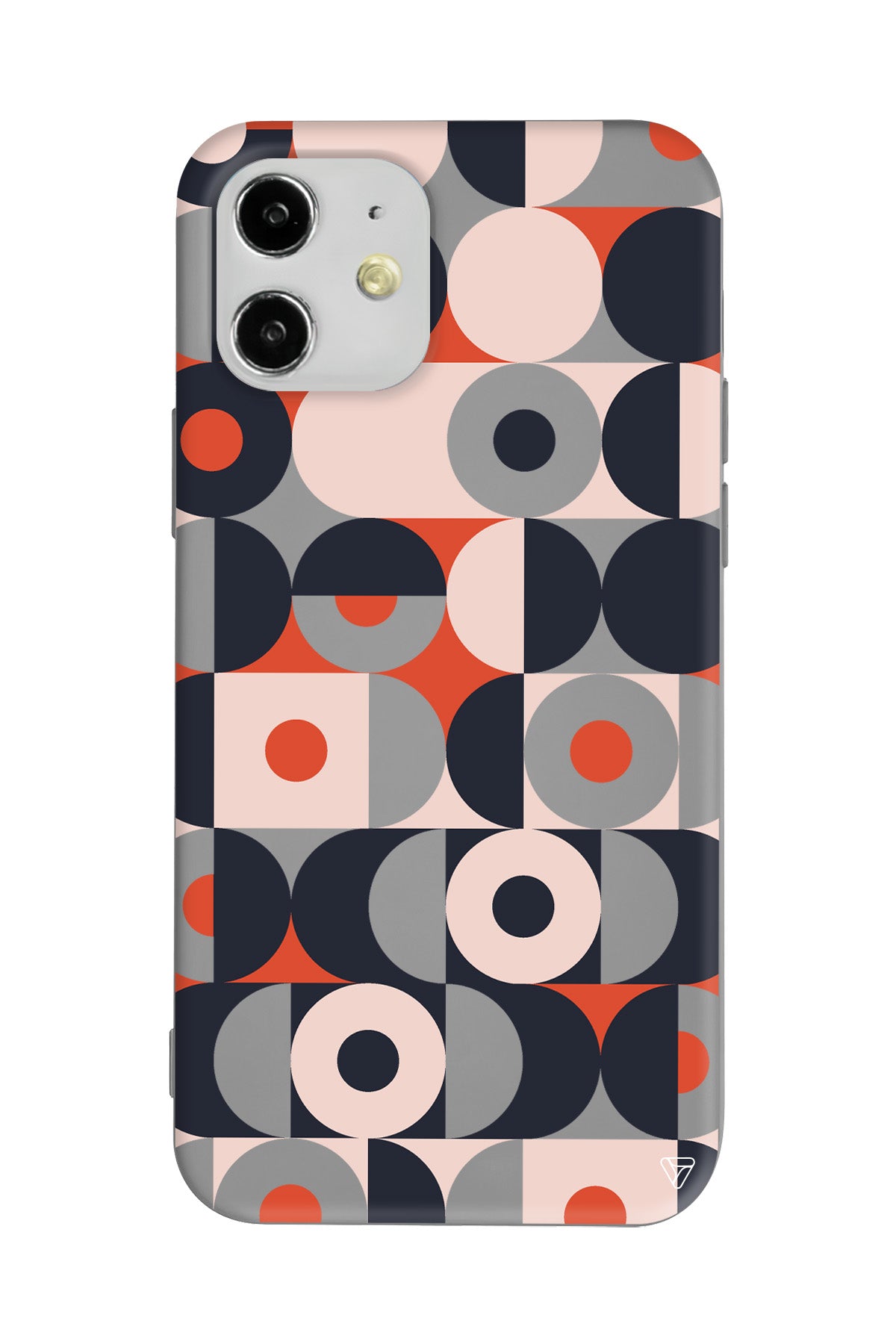 Abstract Desen Lansman Model İçi Kadife Silikon Telefon Kılıfı