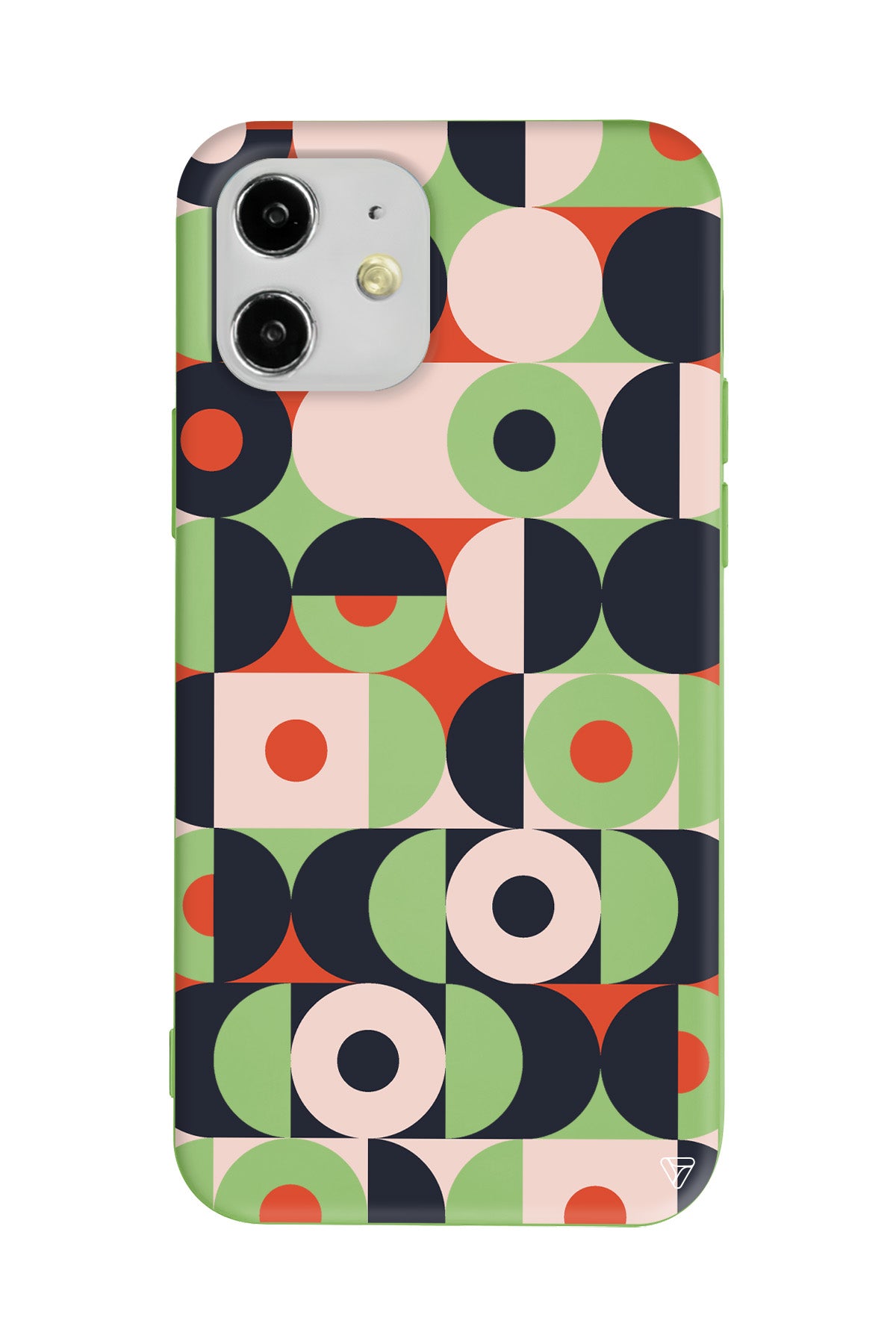 Abstract Desen Lansman Model İçi Kadife Silikon Telefon Kılıfı