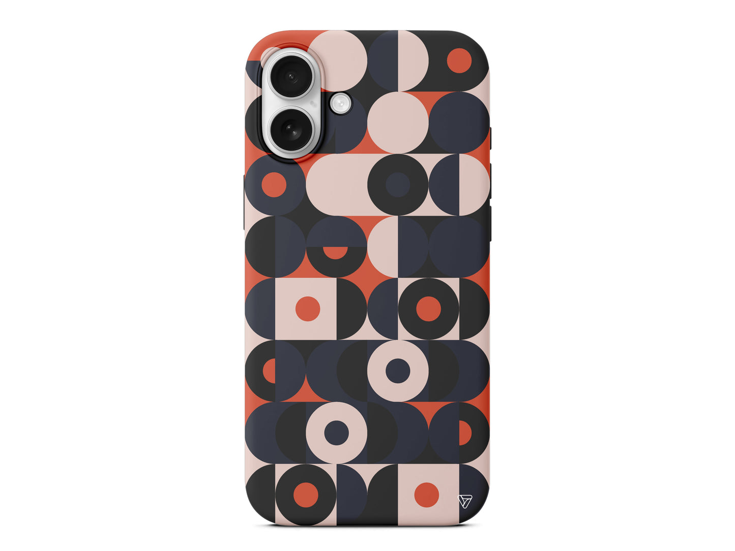 Abstract Desen Lansman Model İçi Kadife Silikon Telefon Kılıfı