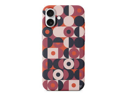 Abstract Desen Lansman Model İçi Kadife Silikon Telefon Kılıfı