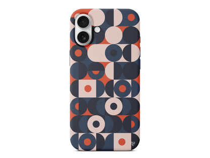 Abstract Desen Lansman Model İçi Kadife Silikon Telefon Kılıfı