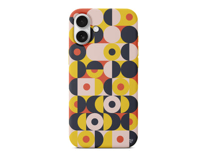 Abstract Desen Lansman Model İçi Kadife Silikon Telefon Kılıfı