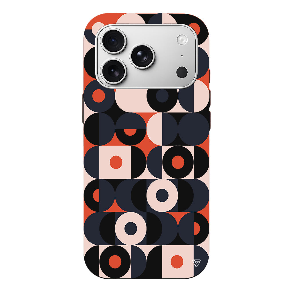 Abstract Desen Lansman Model İçi Kadife Silikon Telefon Kılıfı