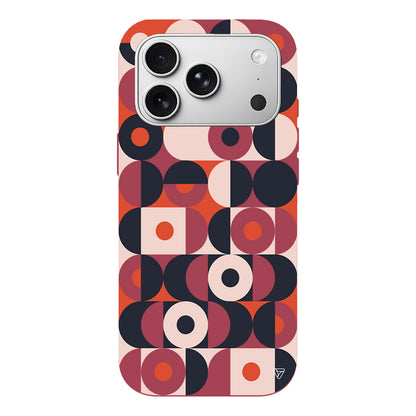 Abstract Desen Lansman Model İçi Kadife Silikon Telefon Kılıfı